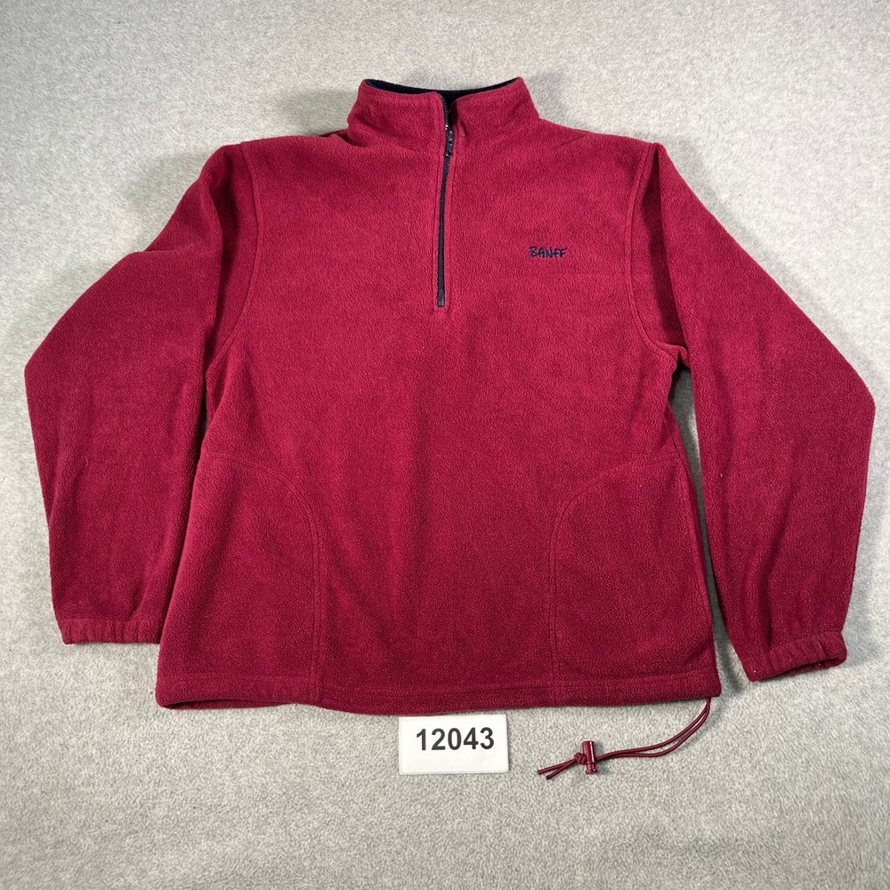 Vintage Banff Fleece Pullover Magenta Pink Mens Medium Northern Reflection